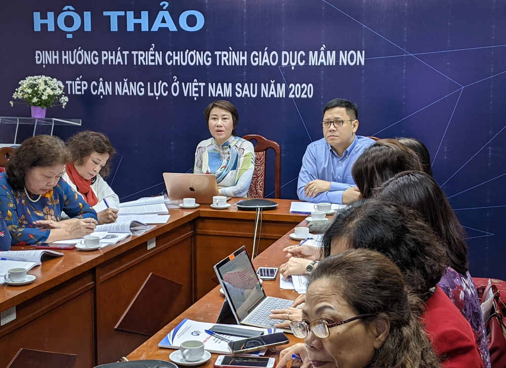 Hội thảo “Định hướng phát triển chương trình giáo dục mầm non theo tiếp cận năng lực ở Việt Nam sau 2020”